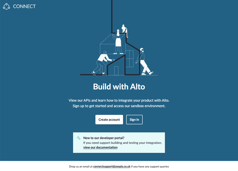 Developer portal final result